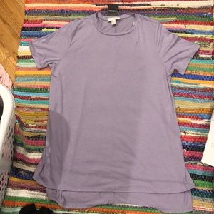 Plus size High Neck Side Split t-shirt